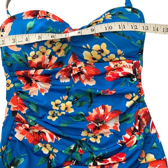 Lauren Ralph Lauren One Piece Women's Size 6 Colorful Haviana Floral Underwire - Picture 5 of 6